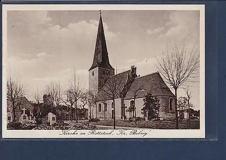 AK Kirche zu Rottstock Kr. Belzig 1938