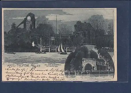 AK Abtei Treptow 2.Ansichten 1903