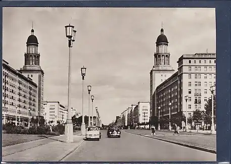 AK Berlin Stalinallee - Frankfurter Tor 1959