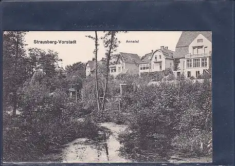 AK Strausberg - Vorstadt Annatal 1915