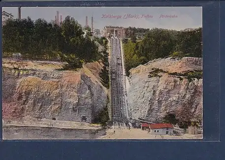 AK Kalkberge ( Mark) Tiefbau Förderbahn 1920