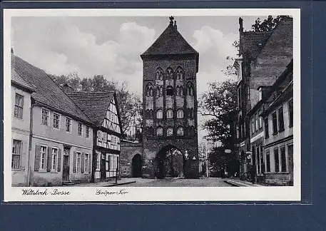 AK Wittstock Dosse Gröper Tor 1936