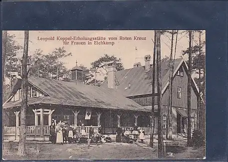 AK Leopold Koppel Erholungsstätte vom Roten Kreuz Eichkamp 1908