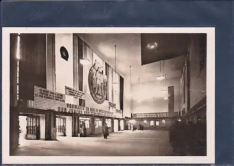 AK Berlin Ostbahnhof ( Bahnhofshalle) 1955