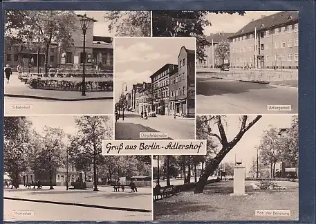 AK Gruß aus Berlin Adlershof 5.Ansichten Dörpfeldstraße 1962