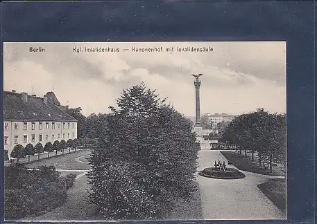 AK Berlin Kgl. Invalidenhaus - Kanonenhof 1920