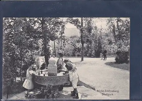 AK Berlin Schöneberg Stadtpark 1920