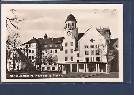 AK Berlin Lichtenberg Haus der jg. Pioniere 1960