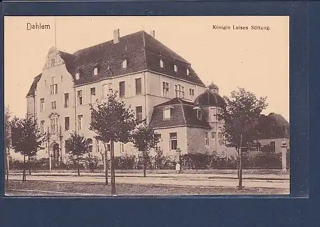 AK Dahlem Königin Luisen Stiftung 1920