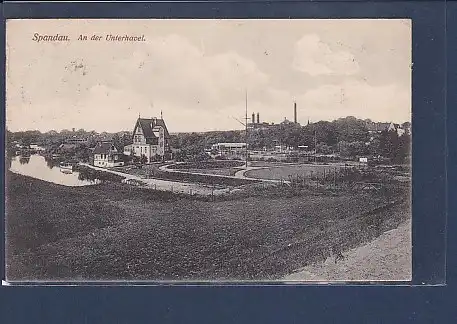 AK Spandau An der Unterhavel 1924