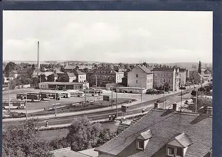 AK Oschatz Busbahnhof 1979