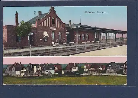AK Bahnhof Biederitz 2.Ansichten 1916