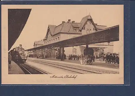 AK Mittweida Bahnhof 1920