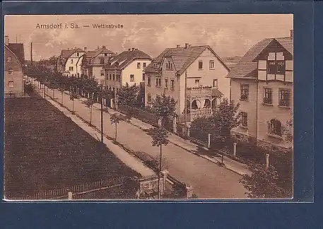 AK Arnsdorf i. Sa. Wettinstraße 1914