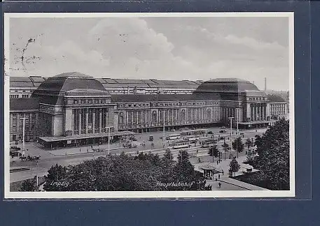 AK Leipzig Hauptbahnhof 1938