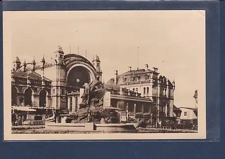 AK Schwerin Hauptbahnhof 1953