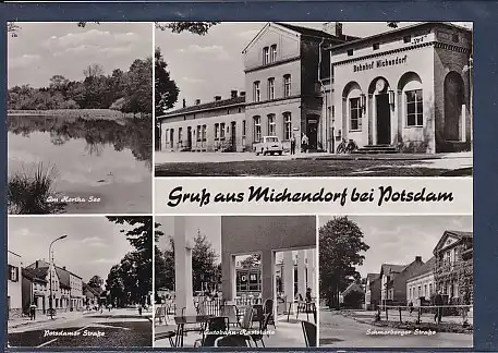 AK Gruß aus Michendorf bei Potsdam 5.Ansichten 1975