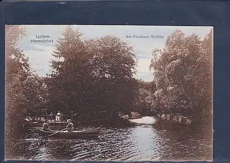 AK Lychen Himmelpfort Am Forsthaus Woblitz 1909