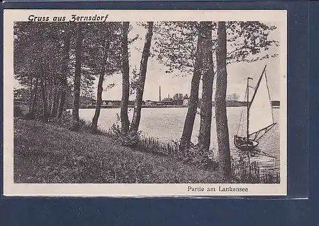 AK Gruss aus Zernsdorf Partie am Lankensee 1920