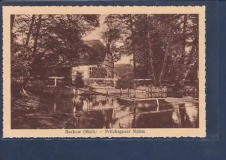 AK Buckow - Pritzhagener Mühle 1920