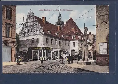 AK Brandenburg a.H. Kurfürstenhaus 1915