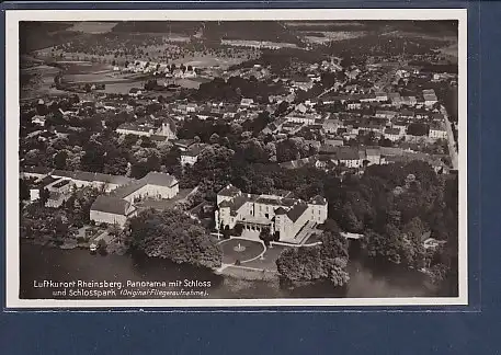 AK Rheinsberg Panorama mit Schloss und Schlosspark 1940