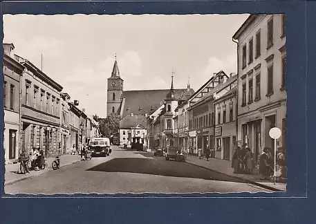 AK Bernau Thälmannstraße 1956