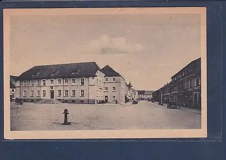 AK Bernau Bürgermeisterstraße und Rathaus 1940