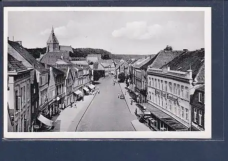 AK Mölln i. Lbg. Hauptstraße mit Kirche 1950