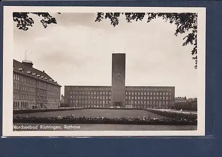 AK Nordseebad Rüstringen, Rathaus 1960