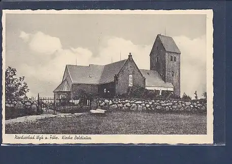 AK Nordseebad Wyk a. Föhr Kirche Boldixum 1940