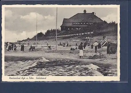 AK Nordseebad Wyk a. Föhr Südstrand 1940