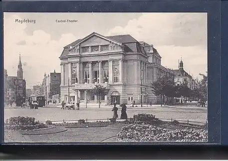 AK Magdeburg Central Theater 1920