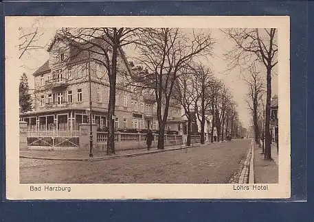 AK Bad Harzburg Löhrs Hotel 1922