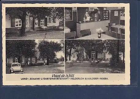 AK Paul de Witt Land-,Schank- u. Gartenwirtschaft Helderloh b. Haldern 1960