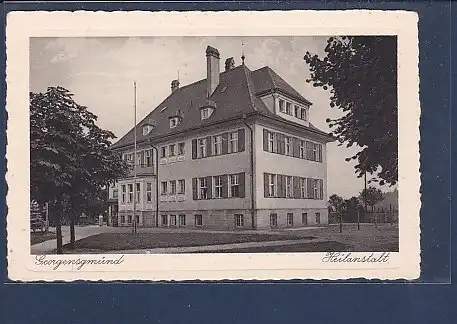 AK Georgensgmünd Heilanstalt 1930