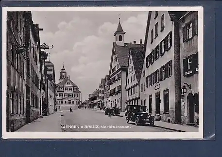 AK Giengen a. Brenz Marktstrasse 1940