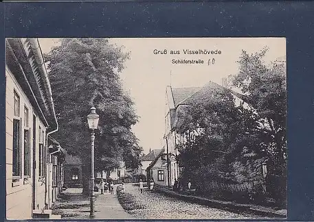 AK Gruß aus Visselhövede Schäferstraße 1923