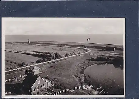 AK Nordseeinsel Neuwerk Ausblick vom Leuchtturm 1930