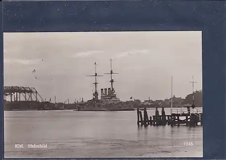 AK Kiel Hafenbild 1927