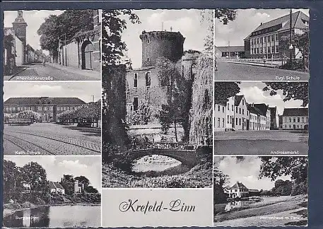 AK Krefeld-Linn 7.Ansichten Kath.Schule 1960
