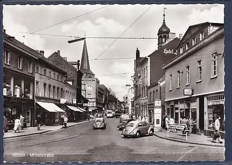 AK Hilden Mittelstraße 1960