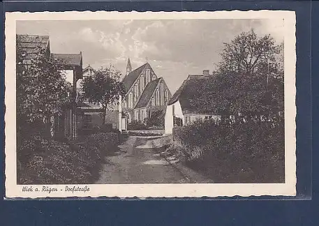 AK Wiek a. Rügen - Dorfstraße 1939