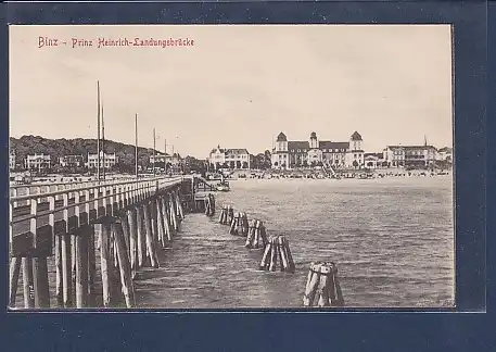 AK Binz - Prinz Heinrich Landungsbrücke 1920