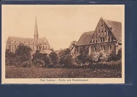 AK Bad Doberan - Kirche und Klosterbrauerei 1930