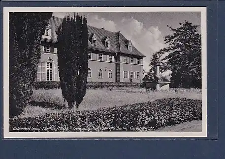 AK Ostseebad Graal Müritz Genesungsheim der VAB Berlin - Gartenansicht 1960