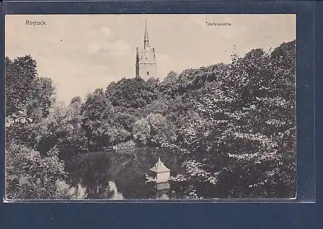 AK Rostock Teufelskuhle 1920