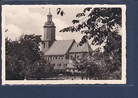 AK Glauchau Georgenkirche und Hans Sachs Weg 1940