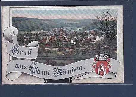 AK Gruß aus Hann. Münden 1900