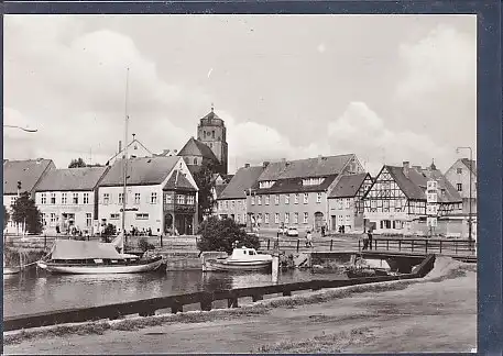 AK Wolgast Am Hafen 1980